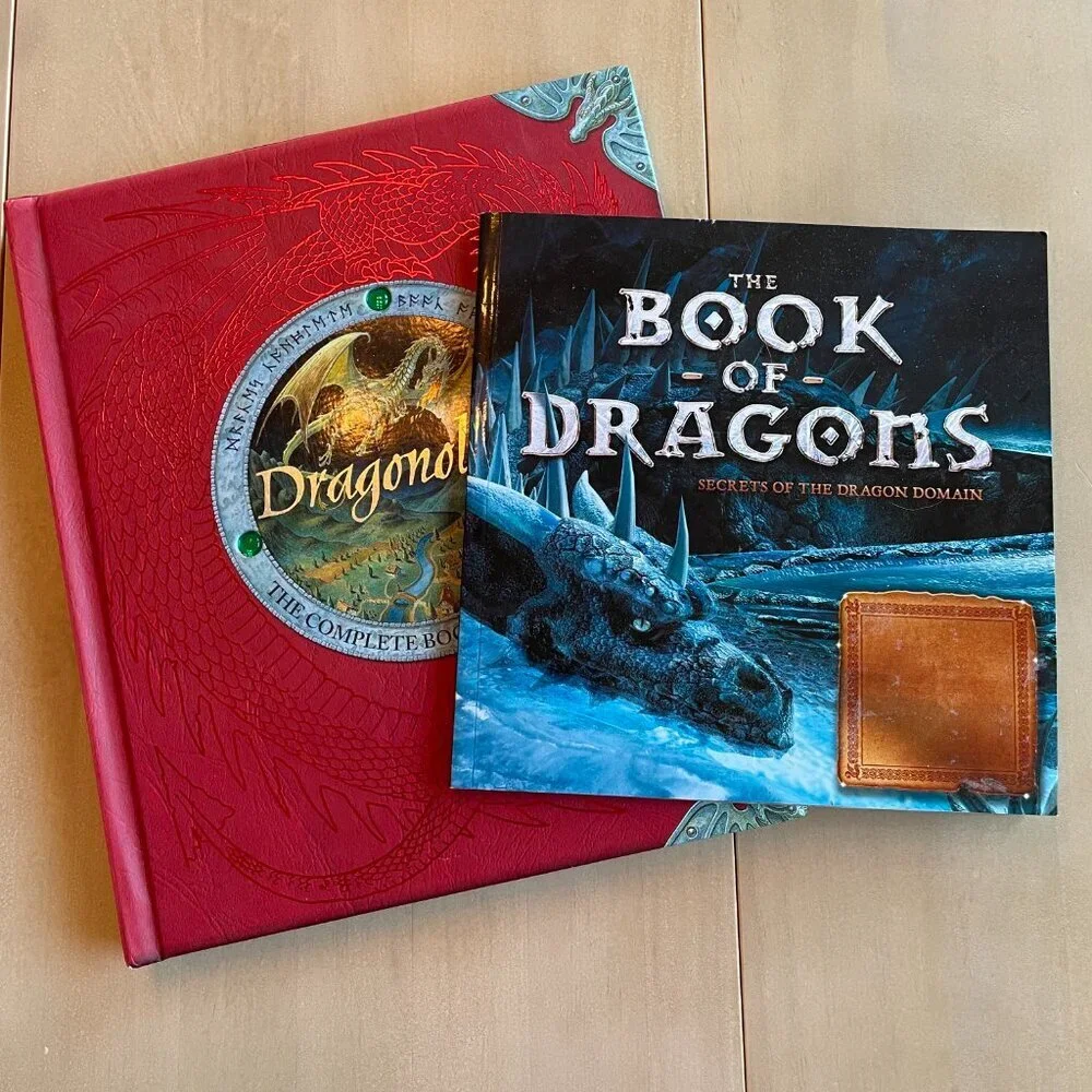 Bundle of 2 Kids‎ Dragon Books - Dragonology & The Book of Dragons